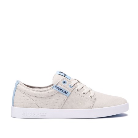 Supra Stacks II Womens Low Tops Shoes Cream UK 74NXQ